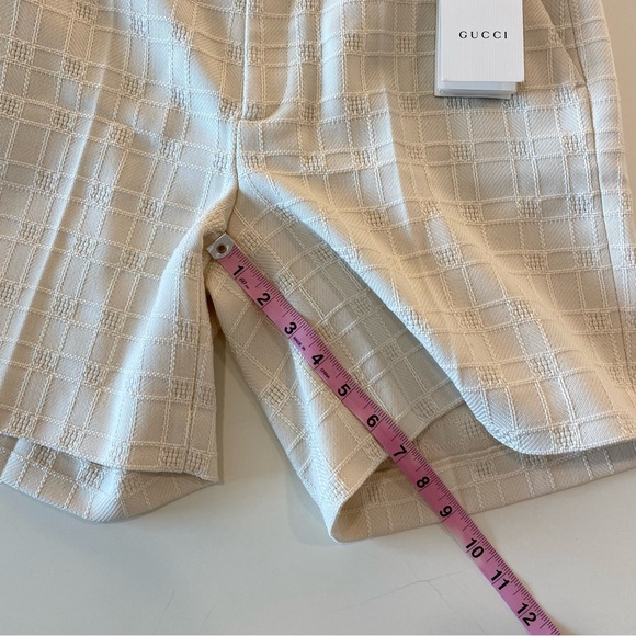 Gucci Horsebit Ivory Tweed Shorts - Picture 16 of 16